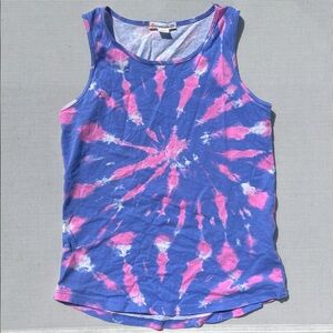 Crewcuts girls tie-dye tank top
